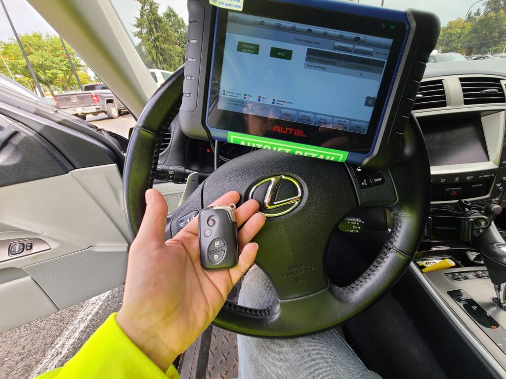 Remote Key Replacement 2009 Subaru Forester - Locksmith Job in Shelton, WA